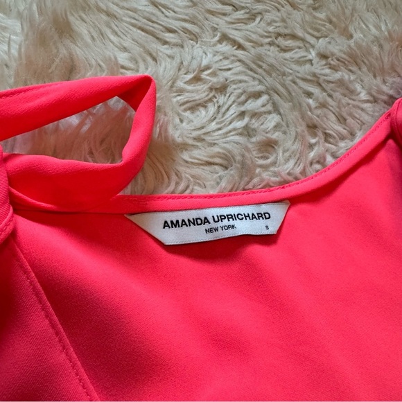 Amanda Uprichard Pruitt Dress in Pink Lacquer - Size Small - Picture 4 of 6